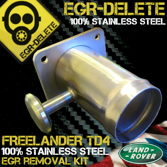 AGR-Delete-Kit Für Land Rover Freelander TD4 2001-2006 - Aluminium, Einfach Einzubauen